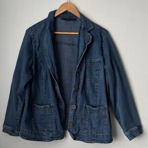 Relativity Medium Wash Vintage Denim Jacket